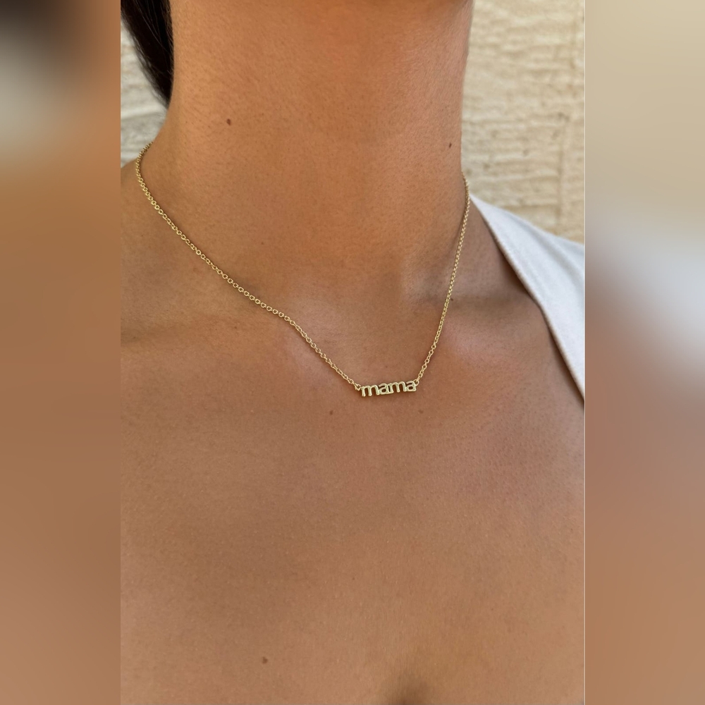 Adornia Mama' Pendant Necklace